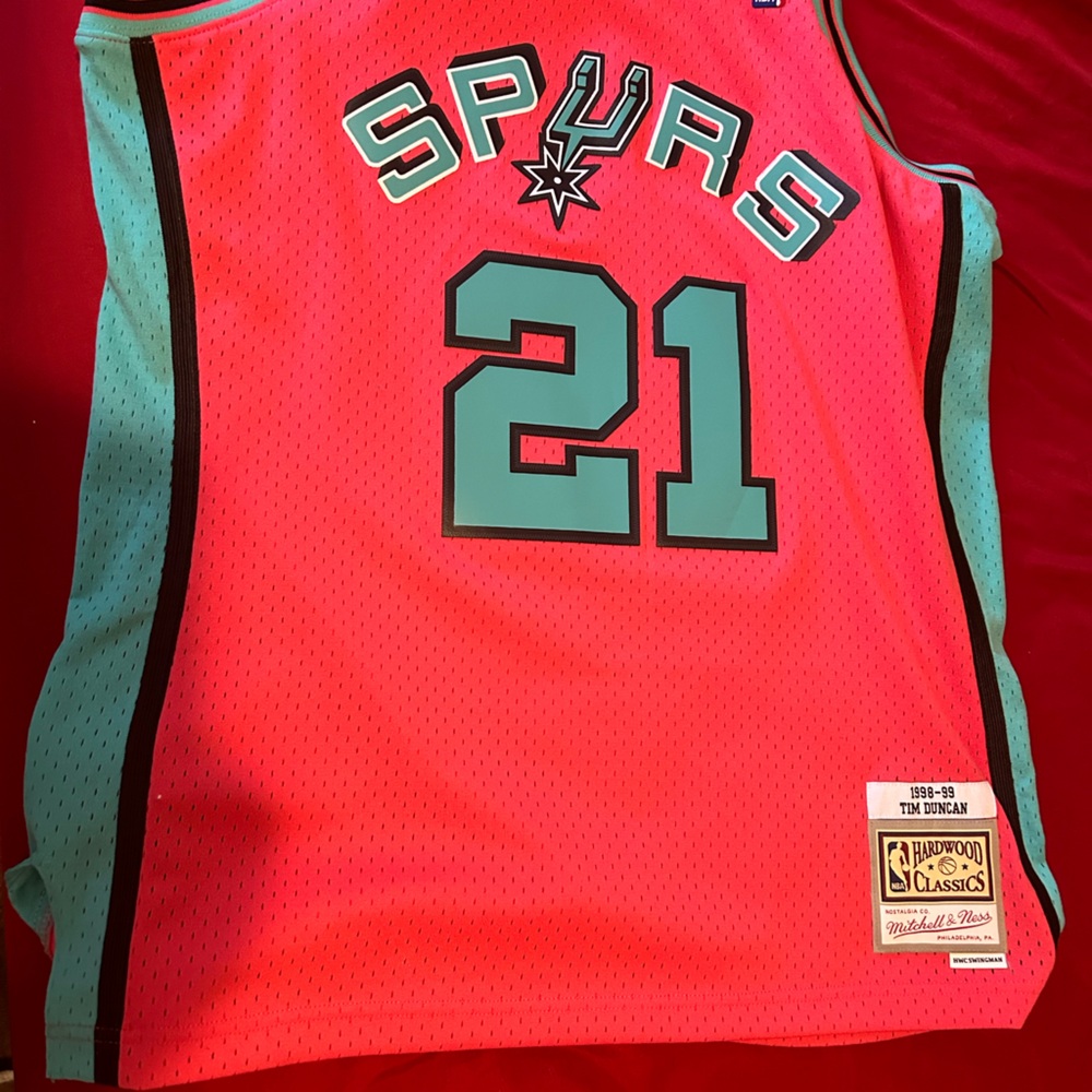 Mitchell&Ness Hardwood classic Tim Duncan San Antonio Spurs Jersey